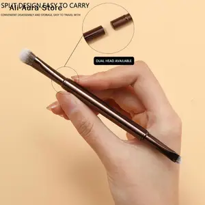 6st Mini Travel Makeup Borstar Set Med Box Portable Cosmetic Powder Foundation Blush Concealer Borstar Makeup Tools