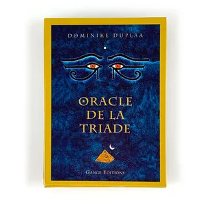 Oracle De La Triade Versione francese Carte Oracle Antico Egitto Mistico Divinazione Gioco di carte Spirituale per la predizione del futuro