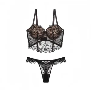 Soutien-gorge Sexy en dentelle française pour femmes, en arête de poisson, à armatures douces, bonnet 3/4, Push Up, Anti-affaissement, façonnant la poitrine latérale, confortable, Lingerie quotidienne