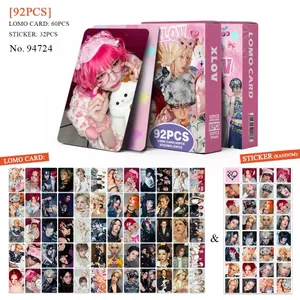 92 Teile/satz Idol XLOV Neue Mini 2 Album I Gott Peripherie Lomo Karten Und Aufkleber Postkarten WUMUTI RUI HARU HYUN Fans Geschenk Sammlung
