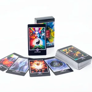 ОШО ДЗЕН ТАРО OSHO ZEN TARO 79Pcs รัสเซีย Visions Fate Divination ไพ่ทาโรต์ FortuneTelling การ์ดเกม Party Board Game10.3x6CM