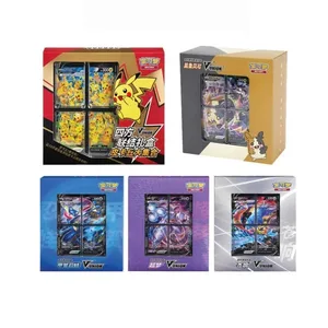 Διαθέσιμο Γνήσιο 100% Γνήσιο Pokemon Ptcg Card Quartet Coupling V-Union Gift Boxes Pikachu Big Gather Moru Baker Mew-Two Ptcg