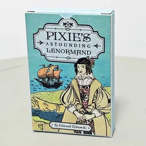 Astounding Lenormand Cards 36 Cards Deck Vintage Style Fortune Telling Oracle Cards Divination Tarot Deck With Guidebook