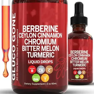 60 ml Berberine Kanelitipat Terveydelle Immuunituki Suoliston terveydelle Aineenvaihdunta Antioksidantti - Ceylon Kaneli Maku
