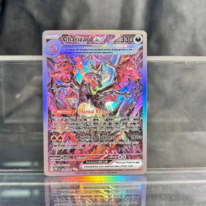 Tarjetas Proxy PKM, Charizard Mew clásico con Ex, colección de tarjetas individuales, PTCG Suicune Gx Tyranitar Gx Lost Thunder, tarjeta de aluminio