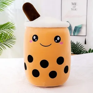 Mới 25/35Cm Trà Bong Bóng Gối Đệm Mềm Gối Boba Gối Trang Trí Nhà