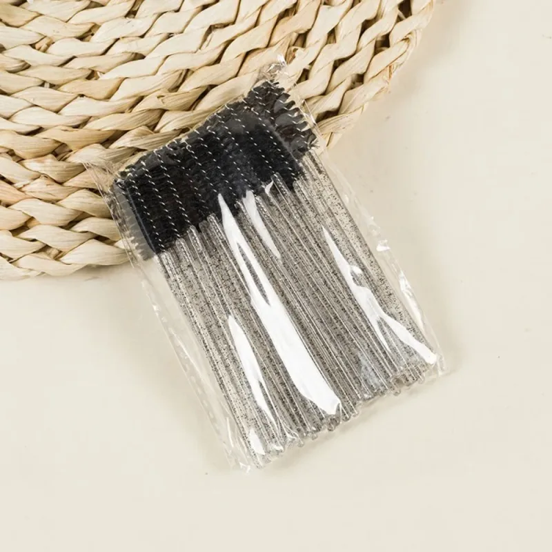 50-100 STK Crystal Eyelash Brush Combs Profesjonell Eye Lash Extension Mascara Wands Makeup Skjønnhetsverktøy for øyevipper