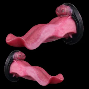 Dildo Monster Lebar dengan Pengisap Kuat Ukuran S L Sumbat Bokong Lembut Sumbat Anal Penis Dilator Anus Mainan Seks Menggoda untuk Wanita