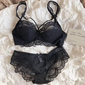Pháp Nguyên Chất Ren Bralette Petite Bộ Áo Ngực AABB Cup Với Dây Có Thể Tháo Rời & Mỏng Đẩy Lên Miếng Lót Nội Y Mềm Mại gợi Cảm Nữ