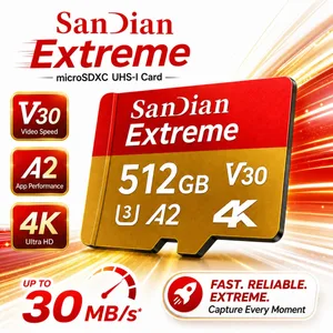 High-Speed-Speicher-SD-Karte, 128 GB, Original-Micro-TF-Karte, 512 GB, Klasse 10, Hochgeschwindigkeitsübertragung für Kamera/PC/Telefon