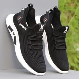 2025 Herr Fritidsskor för Utomhus Bekväma Air Mesh Skor Sommar Andas Herr Loafers Bred Slip On Walking Shoes Herr
