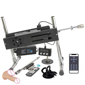 200W motor Trådløs kontrol Ny sexmaskine med fantastiske funktioner Kraftig alle vinkler Justerbar No Moveback Machine slaglængde 15 cm