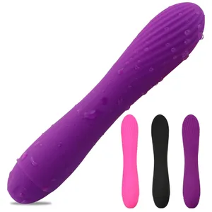 Vibrator Bergetar untuk Rangsangan Faraj Silikon Boleh dicas semula G Spot Dildo Vibrator Urut 7 Corak Getaran Mainan Seks Wanita