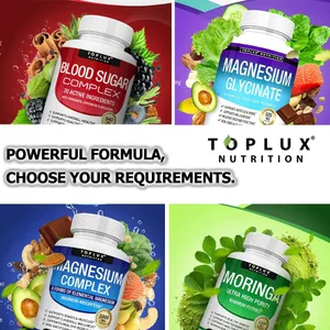 Premium Magnesium Complex Supplement 1000mg Magnesium Glysinaatti 525mg Verensokerikompleksi 940mg Moringa Kapselit 1200mg Ei-GMO