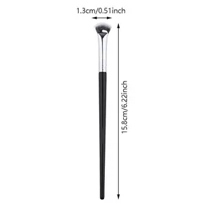 1 PC Mascara Highlighter Powder Smudge Tool Vifteformet øjenvippebørste Blød, der ikke falder Professionel skønhed øjenvippe makeup børster