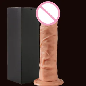Makatotohanang Penis Dildo Silicone Beginner G-Spot Vagina Anal Dildo na may Malakas na Suction Cup Adult Sex Toys Para sa Babae Masturbesyon