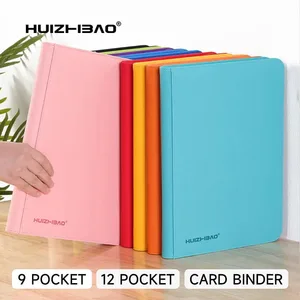 Classeur de cartes à fermeture éclair de poche, album de cartes à collectionner, carte à chargement latéral Durable pour mtg tcg pour pokemon pour yugioh pour le football, 9/12