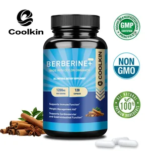 Premium Berberine HCl 1200 Mg Plus Organic Ceylon Cinnamon - Immunsystem Support Viktkontrolltillägg