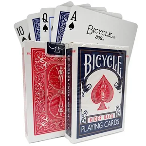 International Version จักรยาน Rider กลับเล่นไพ่สีฟ้า/สีแดงปกติดาดฟ้ามาตรฐานการ์ดเกมการ์ด Magic Trick นักมายากล Prop