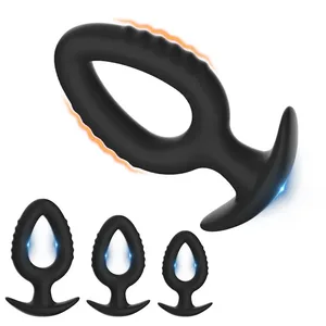 3Saiz Palam Dubur Silikon Lembut Dildo Dubur Dilator Mainan Seks untuk Wanita Melebarkan Palam Punggung Perangsang Erotik Tukang Urut Prostat Lelaki