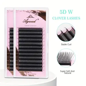 2D 3D 4D 5D W forme floraison automatique ventilateurs préfabriqués Extensions de cils naturel doux cils individuels maquillage cils